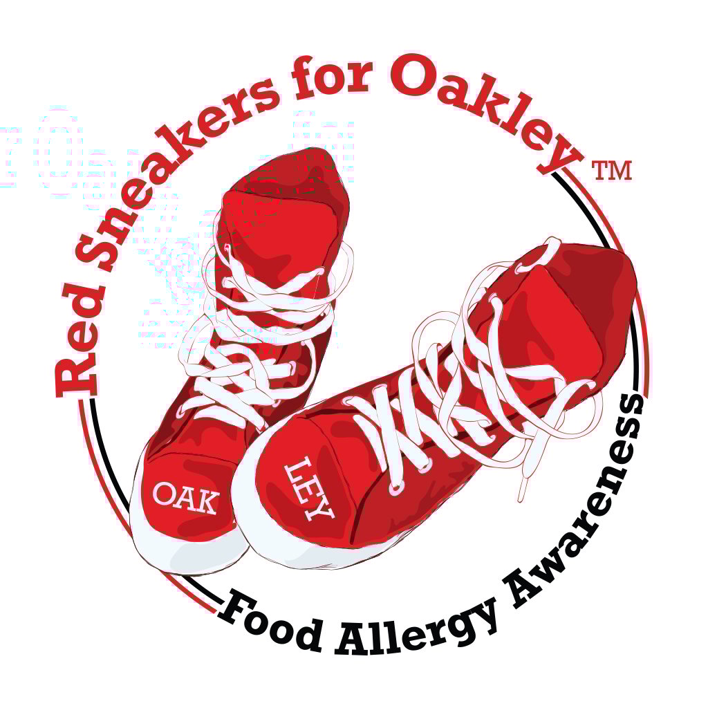 Red Sneakers for Oakley Inc logo